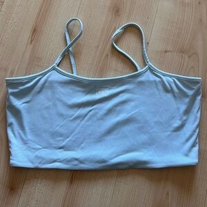437 Light Blue Sports Bra with Thin Straps